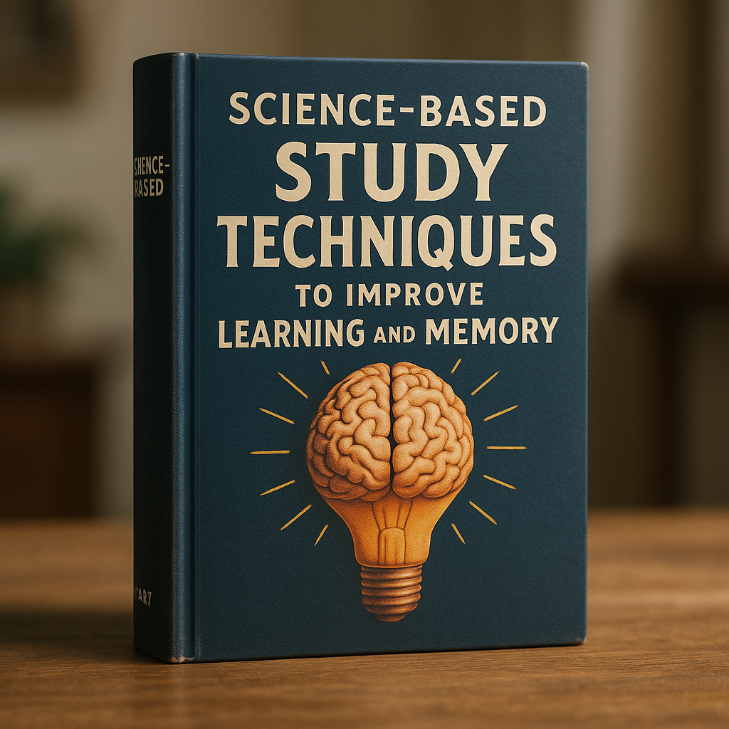 Science Based Study Techniques to Improve Learning and Memory
