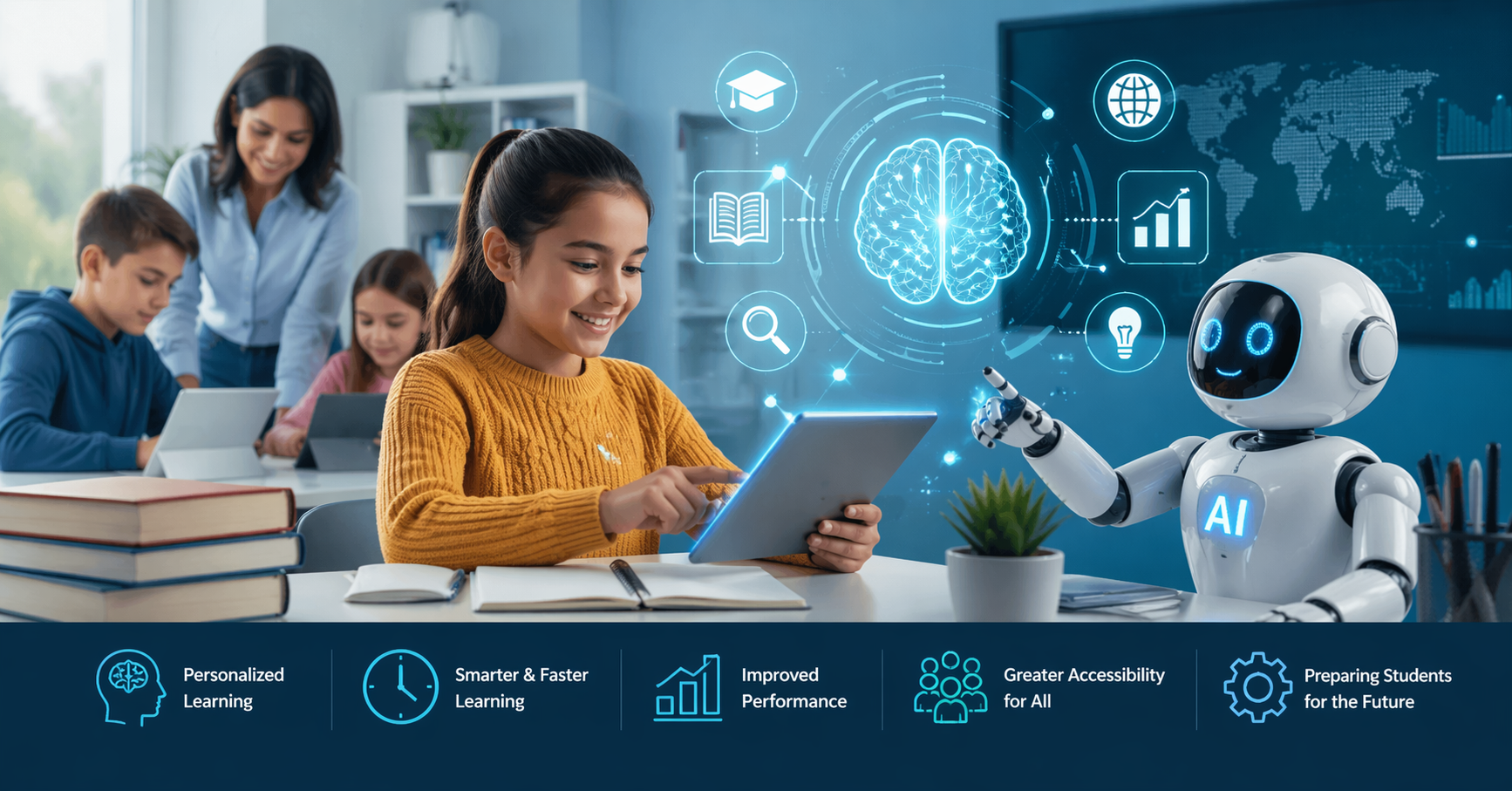 How AI Is Transforming Modern Education Benefits and Real Examples