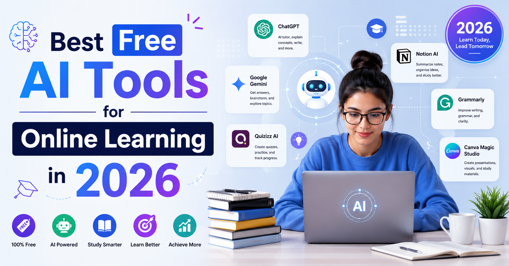 Best Free AI Tools for Online Learning in 2026